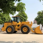 Stor hjullaster 5 tonn høyeffekt med Weichai-motor